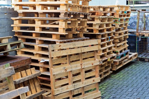 Safety training session with crew reviewing procedures and PPE